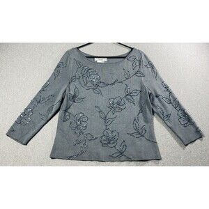 Vintage Adriana Papell Beaded Sweater Size 8